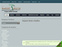 Tablet Screenshot of lazersauna.com.br